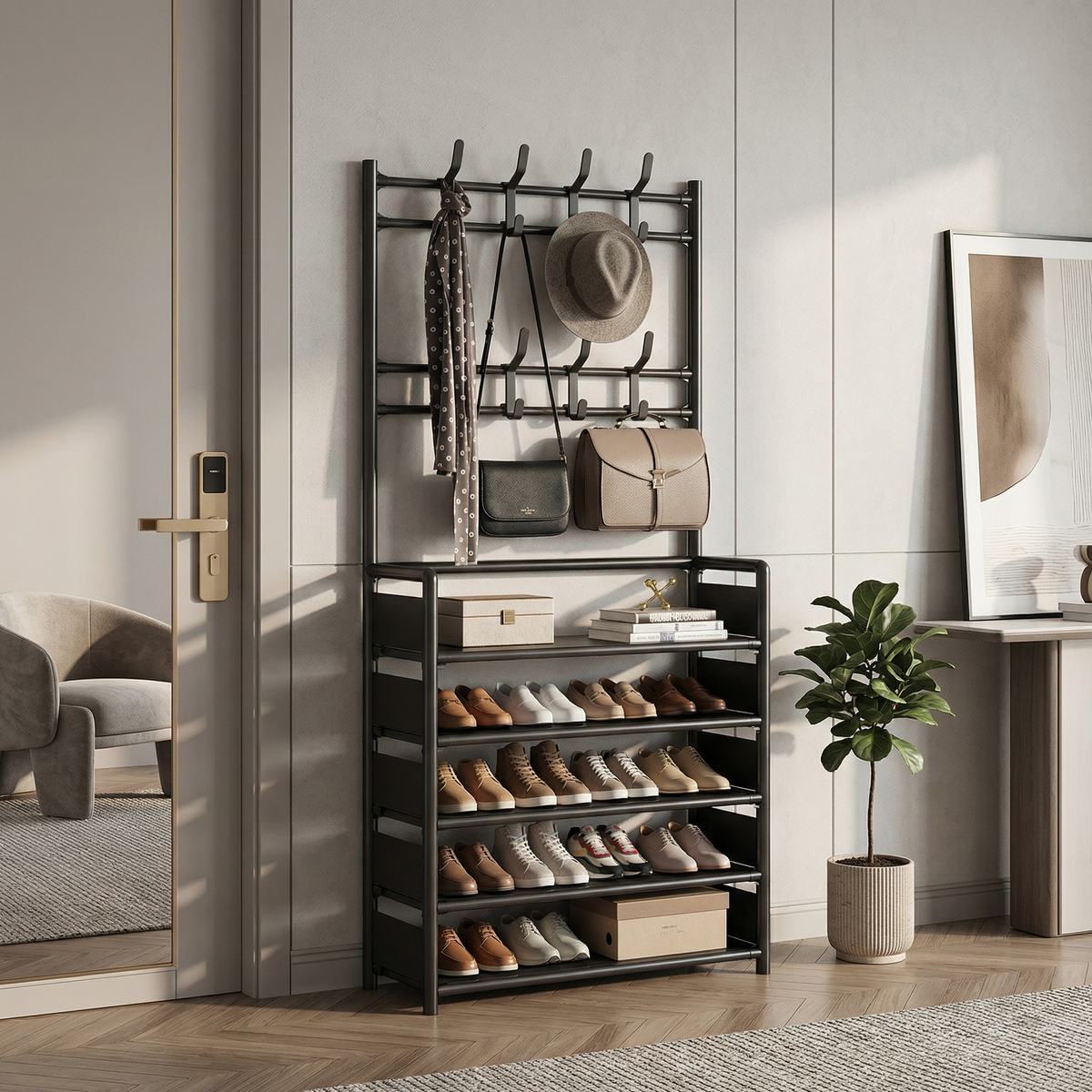 Étagère à Chaussures Murale Gain de Place – Casaluma