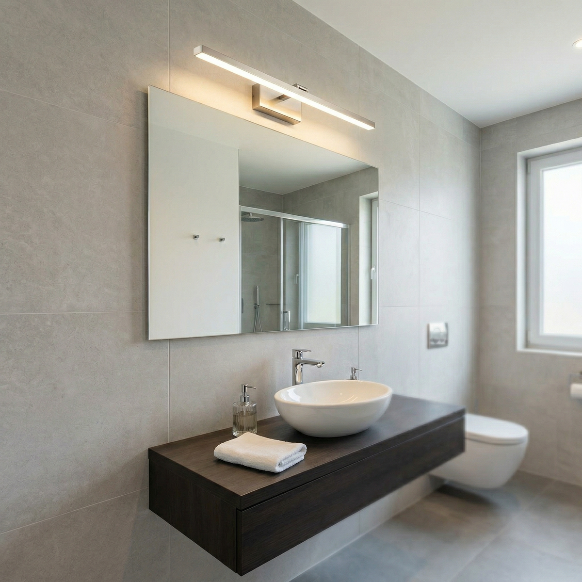 Applique Murale LED Moderne Salle de Bain – Éclairage Miroir Élégant