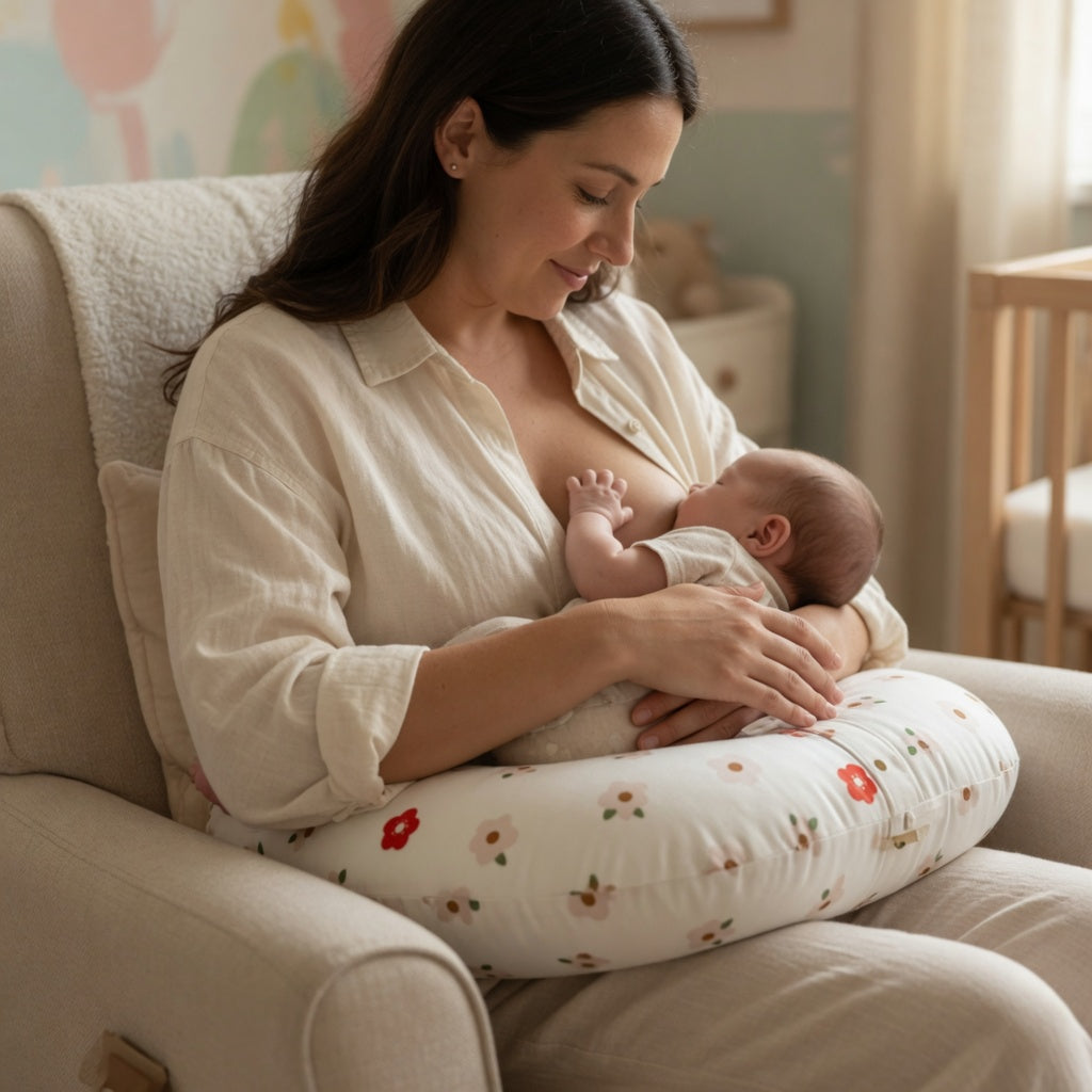 Coussin d’Allaitement Ergonomique Bébé – Confort & Maintien Quotidien