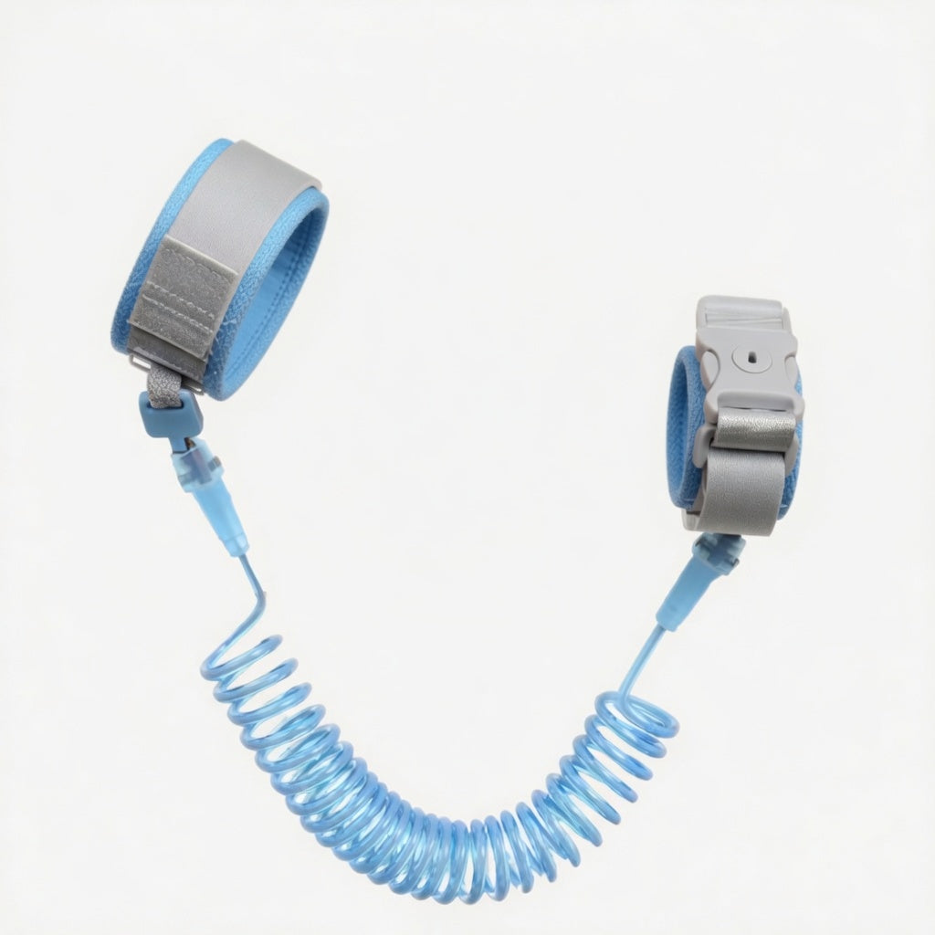 Bracelet de sécurité anti‑perte enfant – Laisse poignet avec câble extensible et verrou