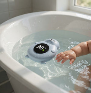 Thermomètre de Bain Bébé Digital – Sécurité & Confort