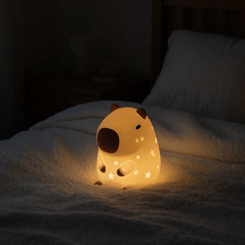 Veilleuse CasaLuma en silicone – Lumière de nuit apaisante pour chambre d’enfant