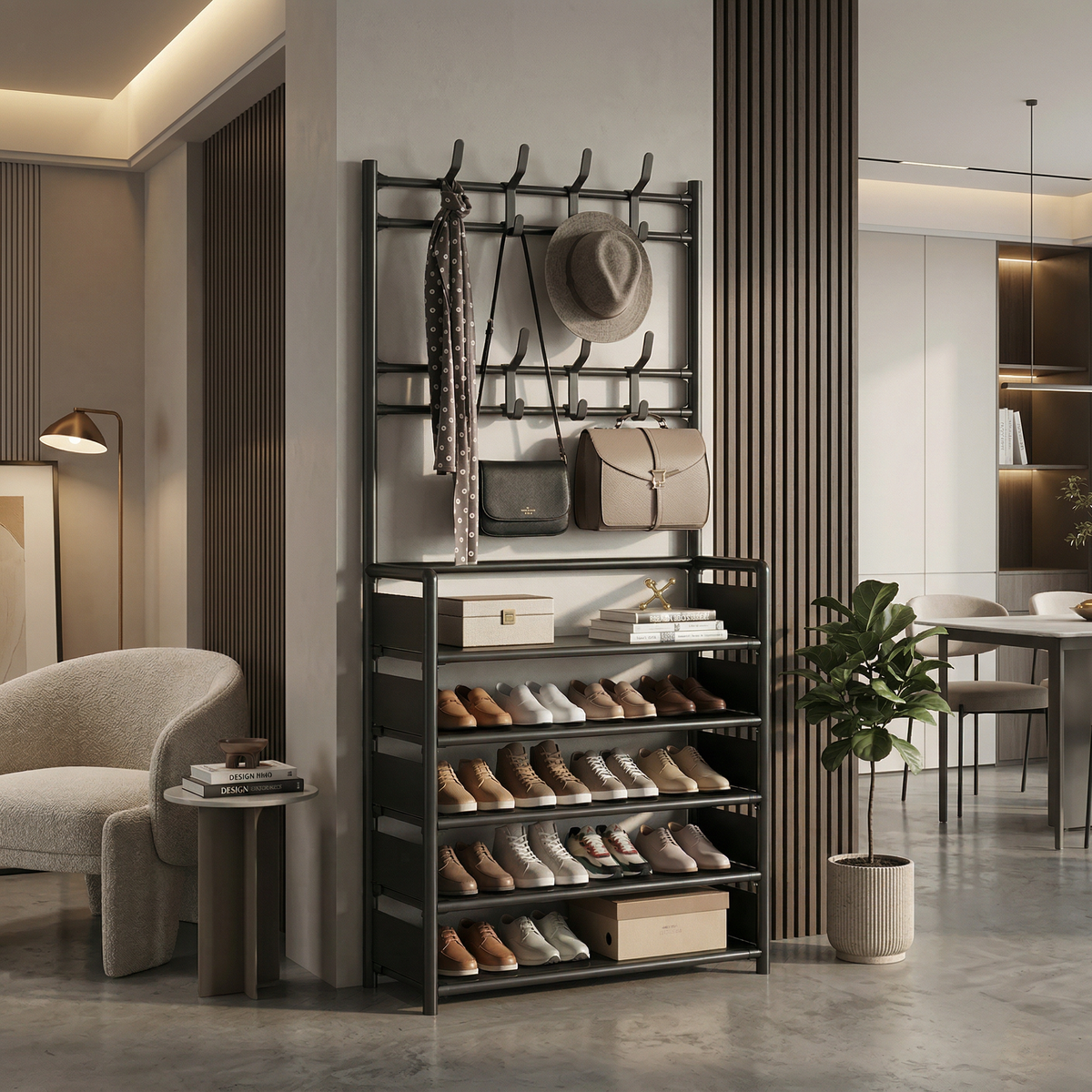 Étagère à Chaussures Murale Gain de Place – Casaluma