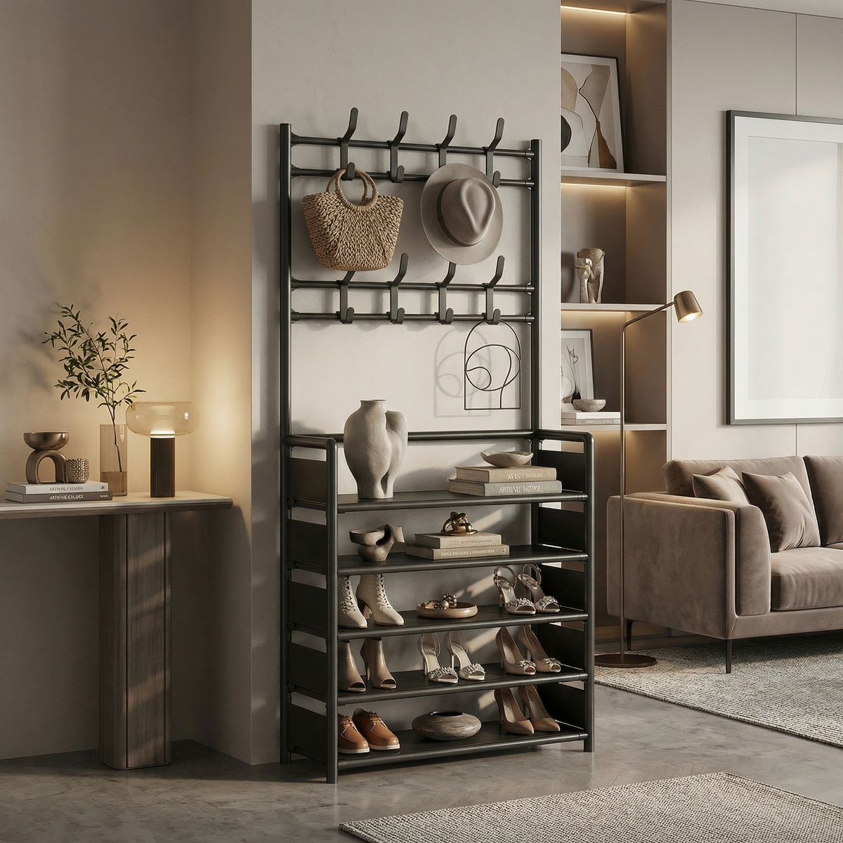 Étagère à Chaussures Murale Gain de Place – Casaluma
